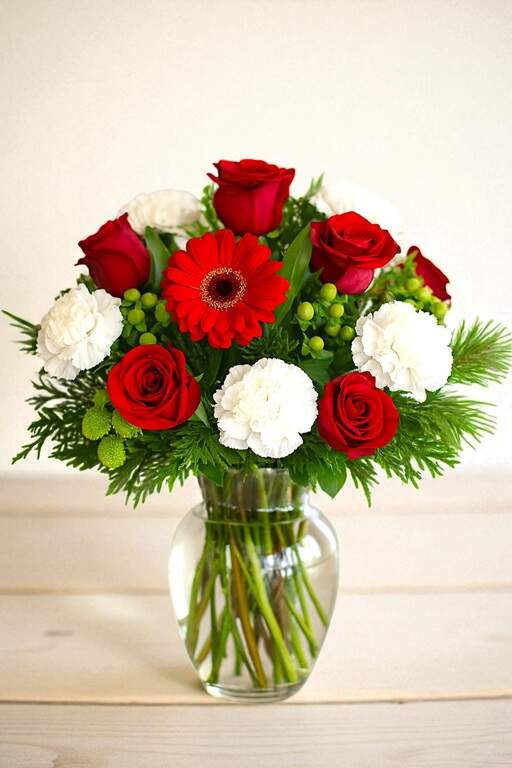 Christmas Bouquet Style