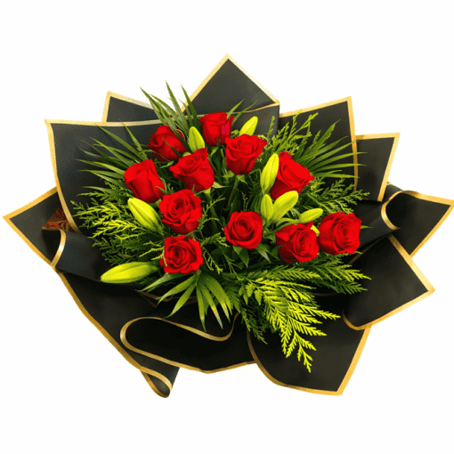 Because I love you valentine's day flowers