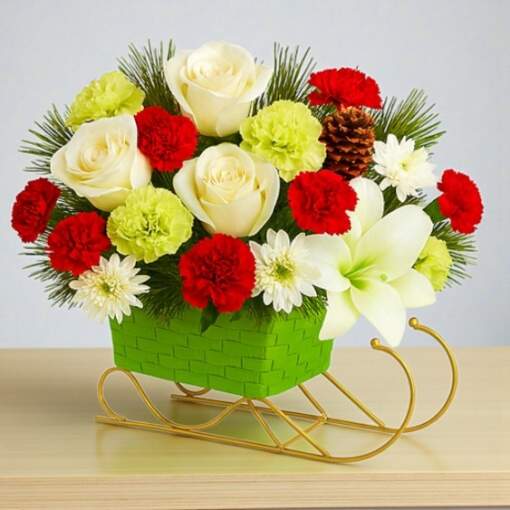 Twinkling Christmas Star Flowers