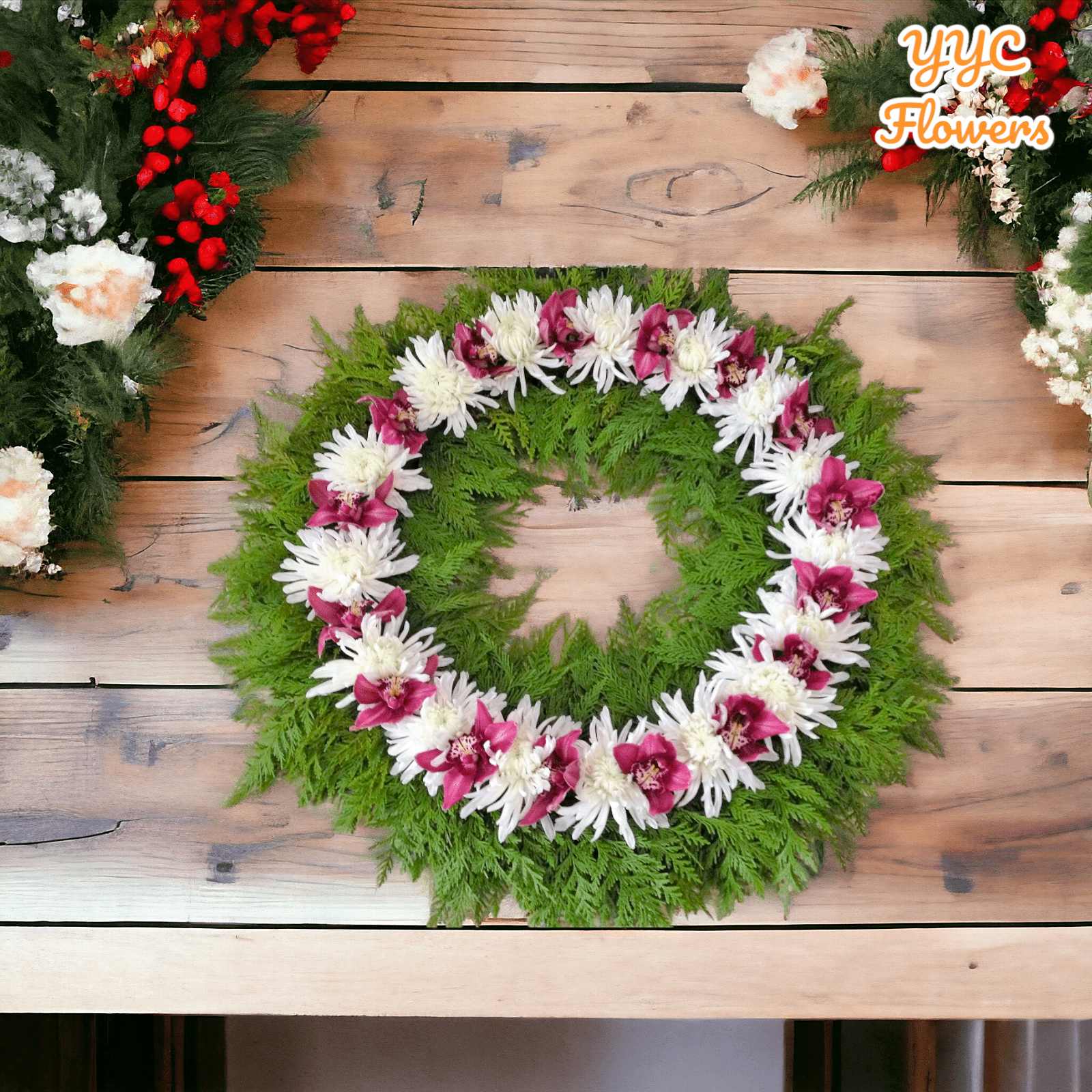 yyc flowers christmas wreath