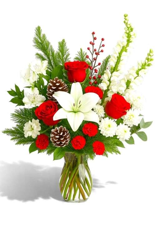 flower bouquets for Christmas