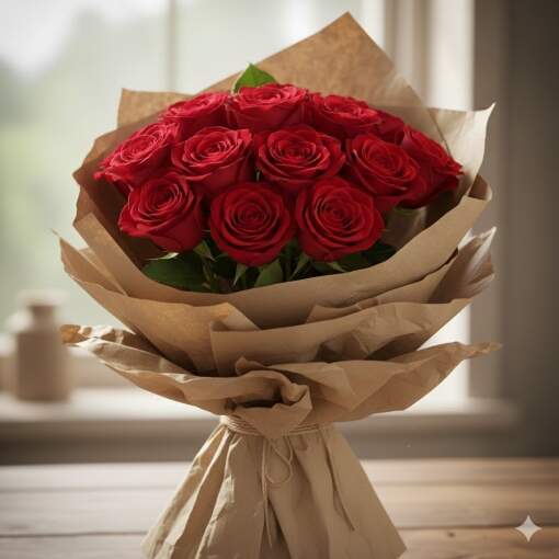 Love to be loved red rose bouquet