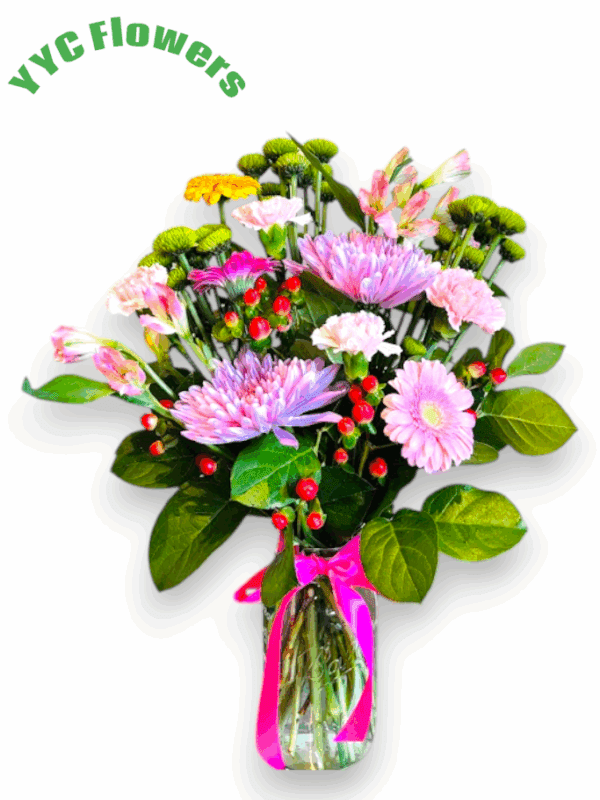 pink arrangement Best Florist in Calgary