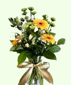 yellow daisy flower arrangement