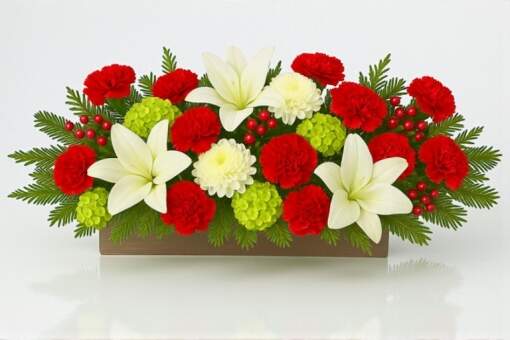 Red Winter Wonderland Christmas Centerpiece