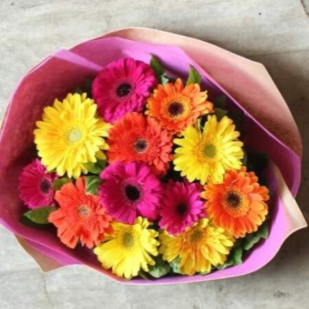 Happy Birthday with Flowers Happy Birthday with Flowers